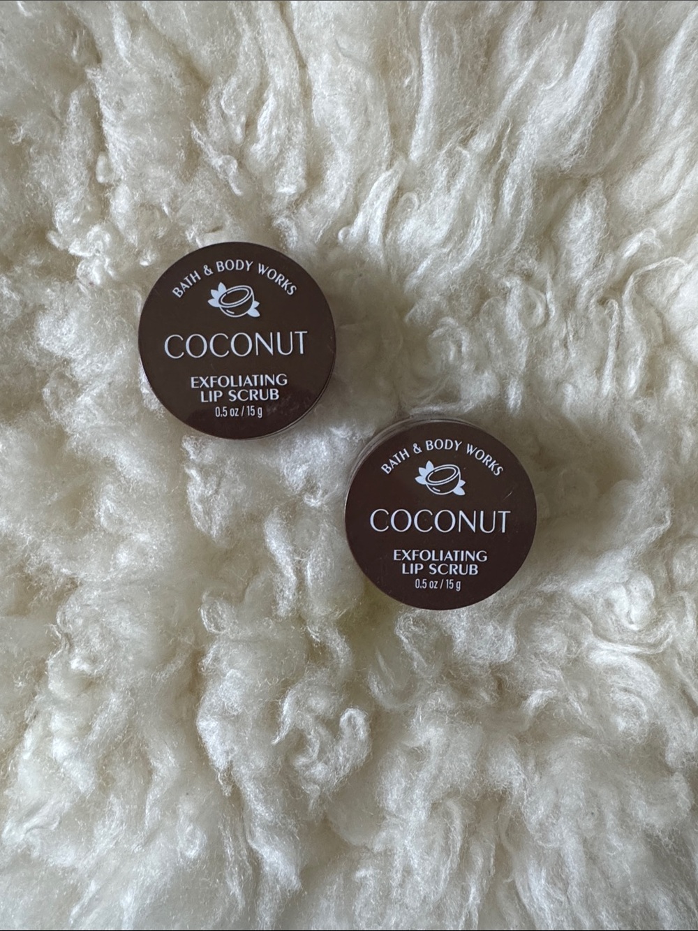 New BBW Exfoliating Coconut Sugar Lip Scrubs